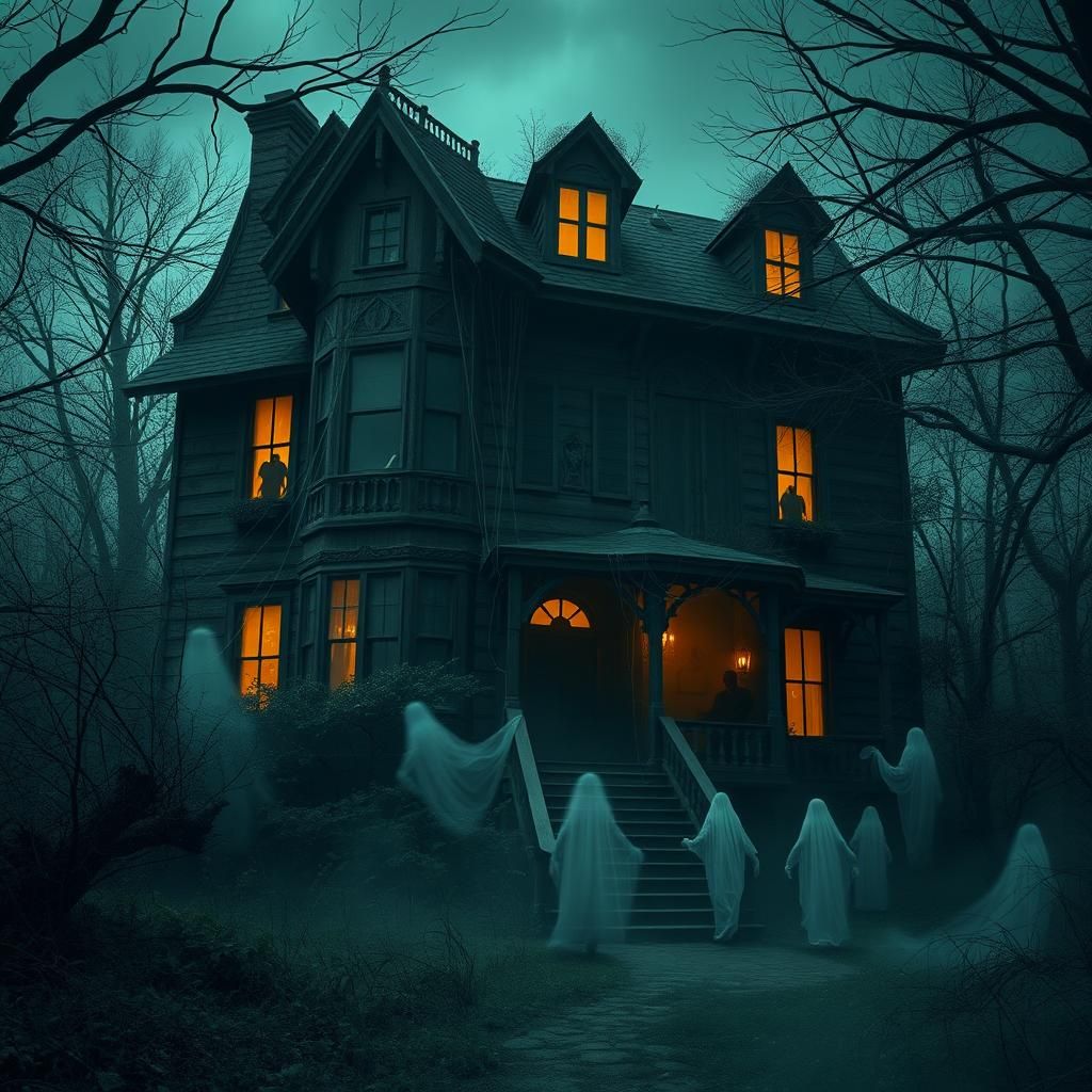 Haunted Mansion: Creepy, Dilapidated, and Overgrown