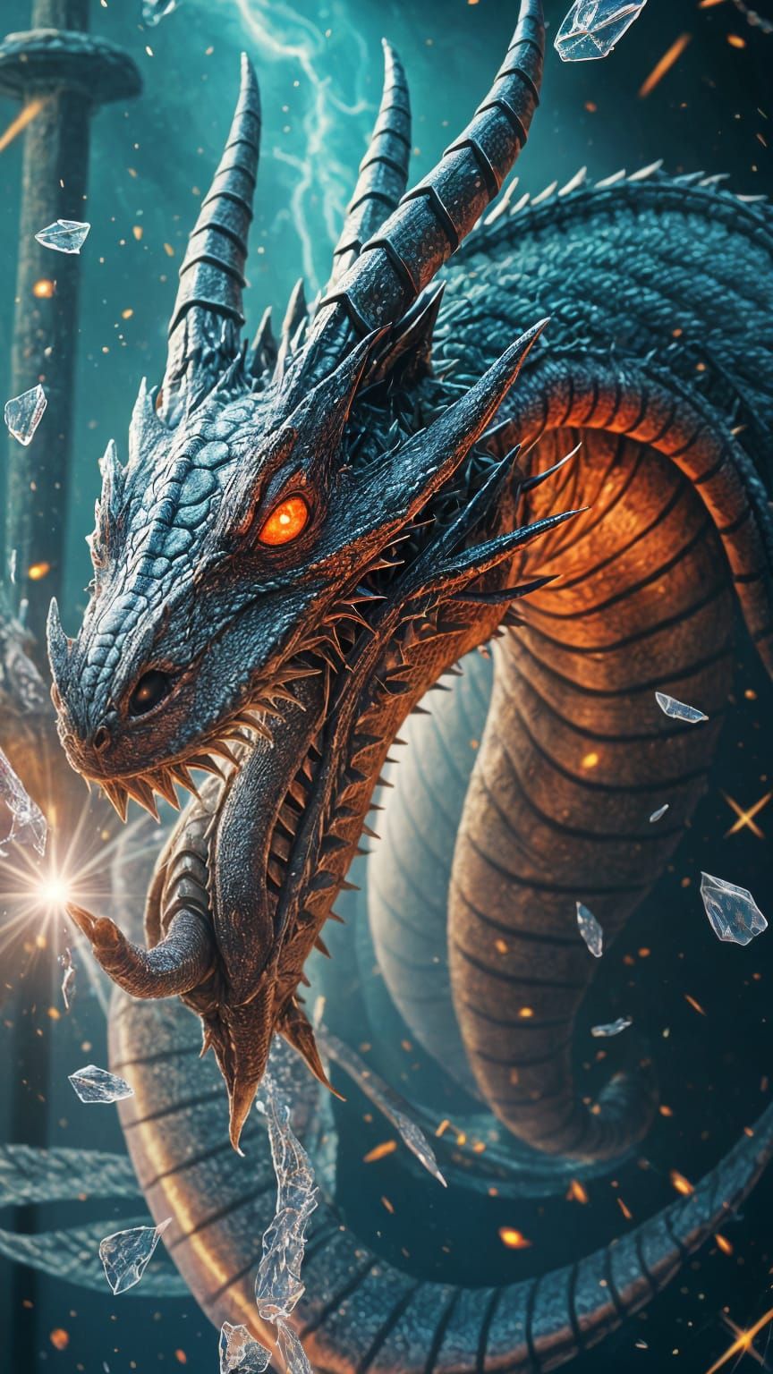 Majestic Dragon Shatters Holographic Veil, Tasting Source Co...