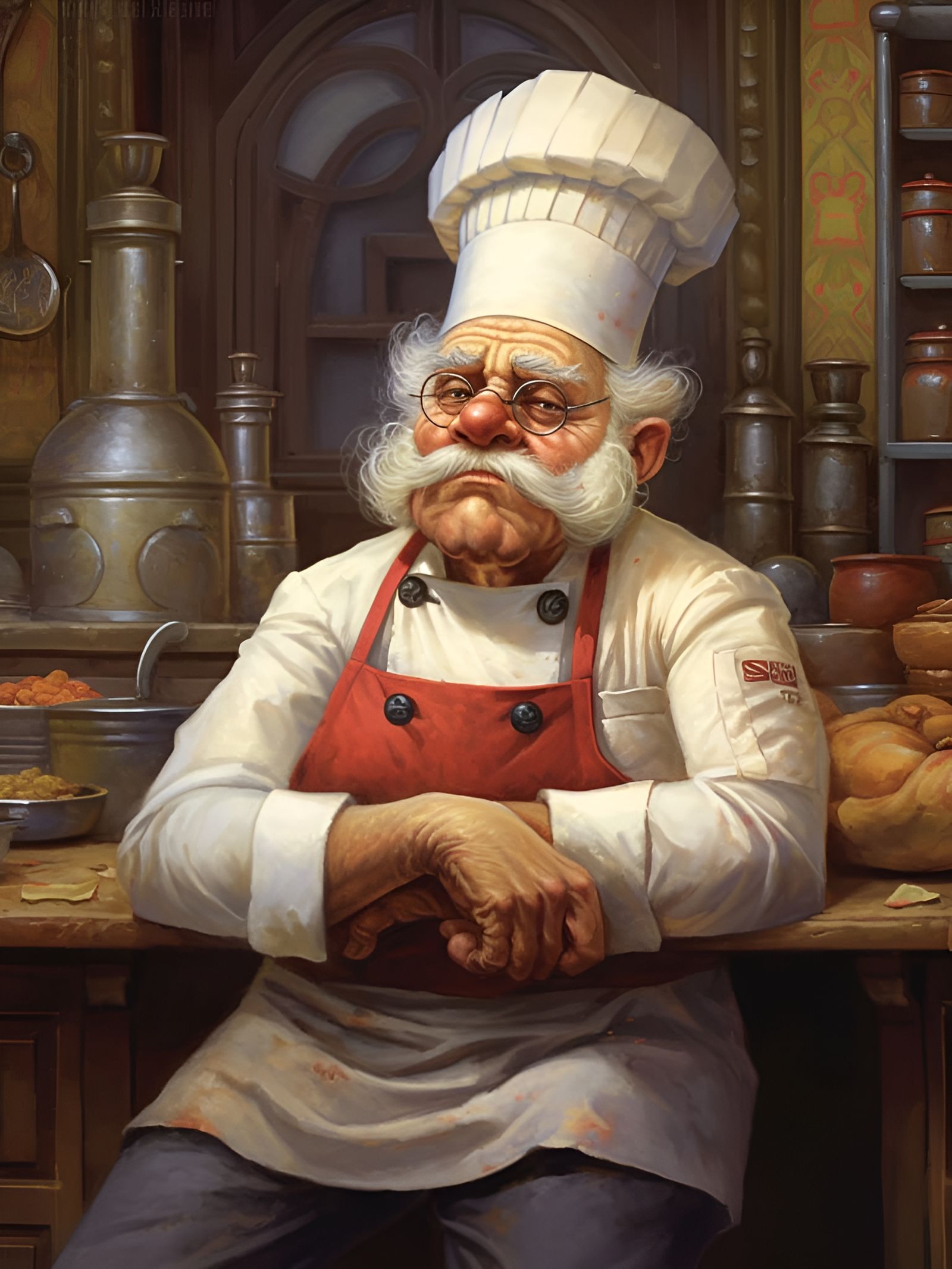 "The Master Chef" - A Midjourney Creation