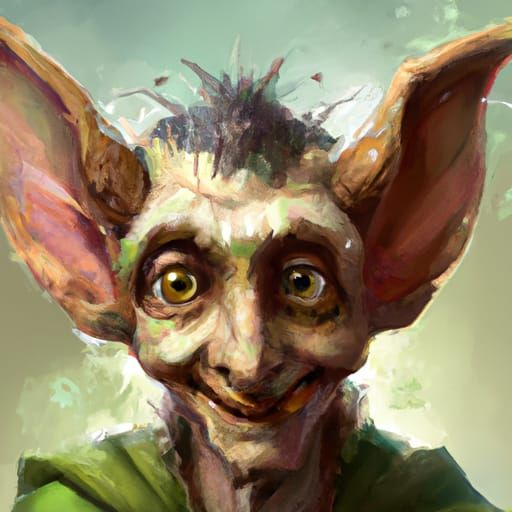Detailed Goblin Portrait in Greg Rutkowski Style