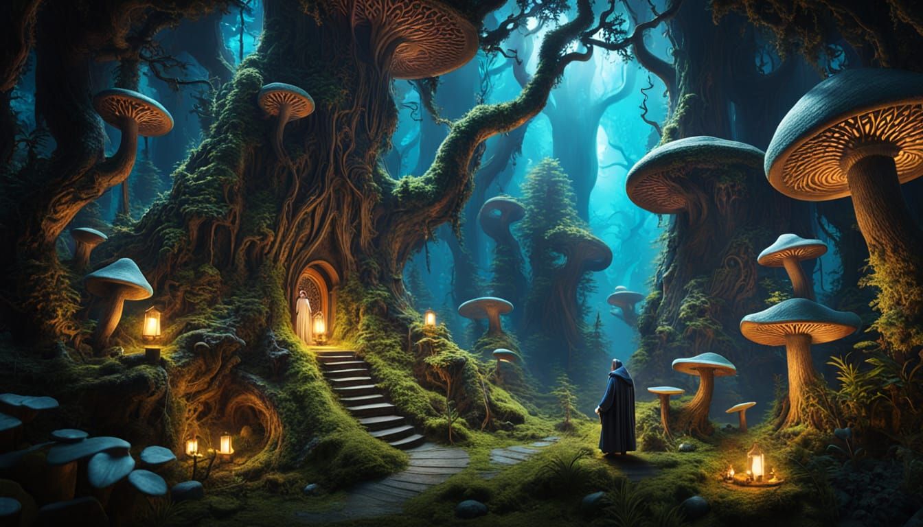 Ancient Sloth Sorcerer Conjures Shadow Vortex in Diorama