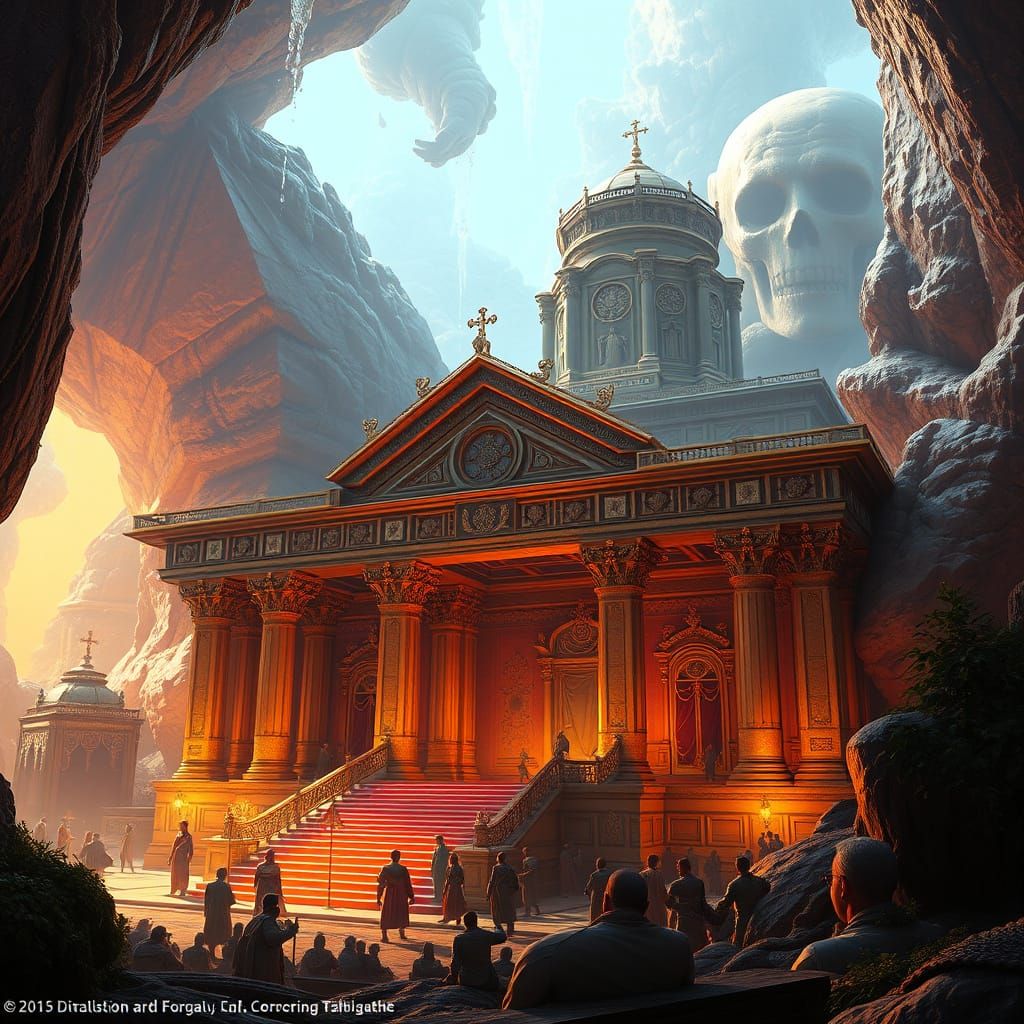 Biblical Tabernacle Fantasy Concept Art in Stunning 4K