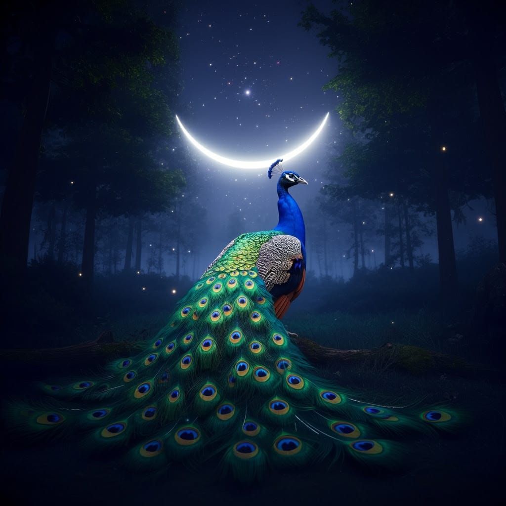 Peacocks Midnight Dream