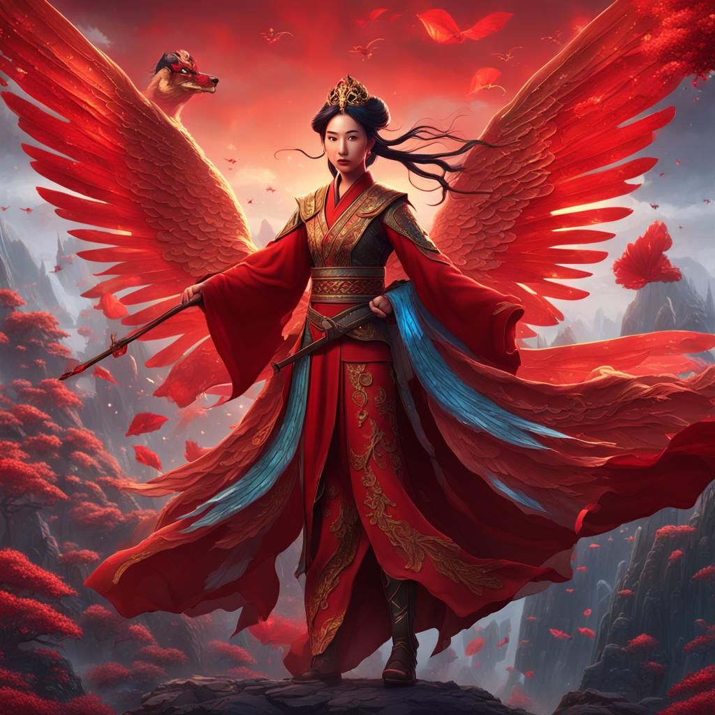 Princess Mulan fairy wings