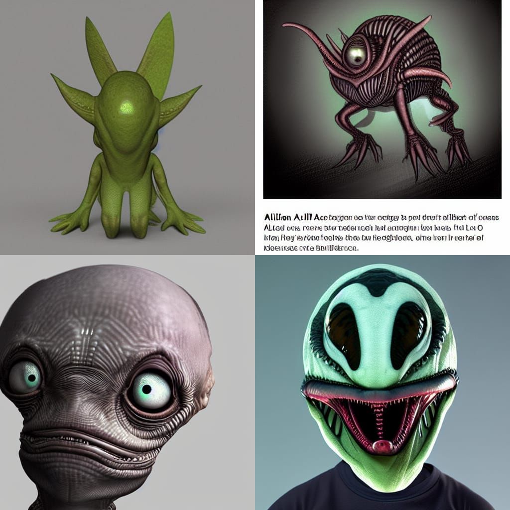 Image of an Alien Creature