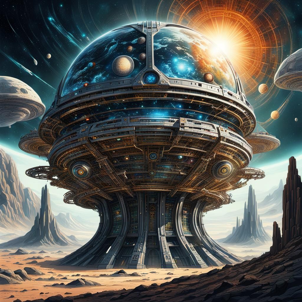 Birth of the Universe: A Retrofuturist Sci-Fi Fantasy