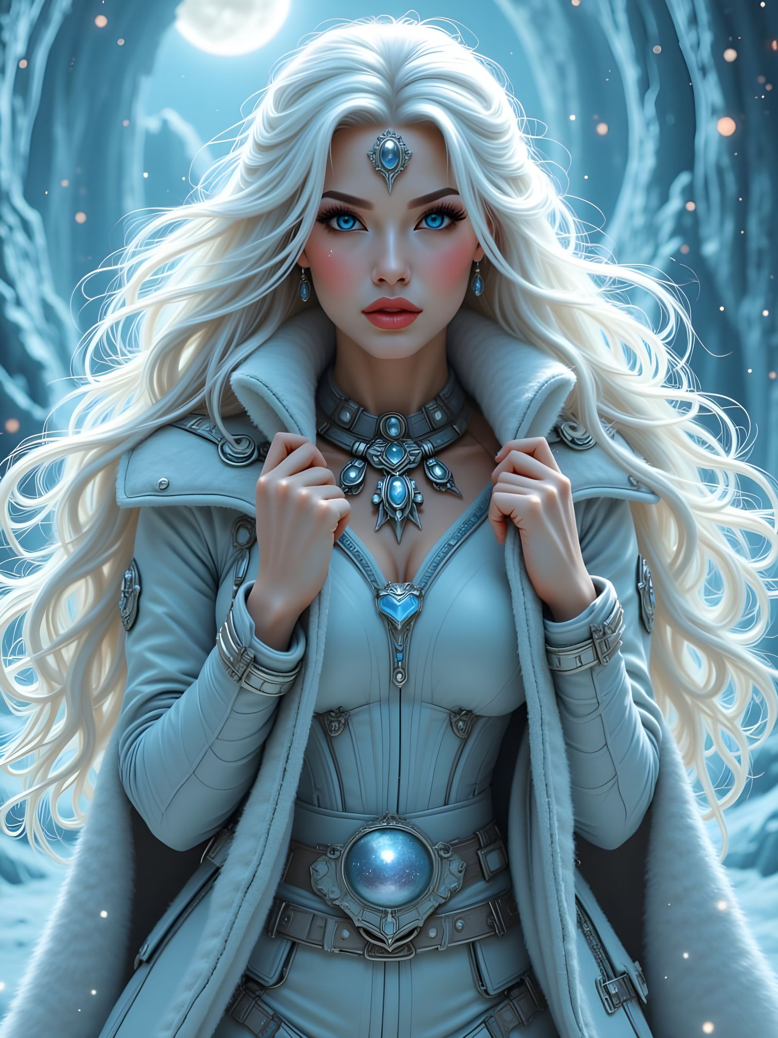 Ice Queen in a Misty World