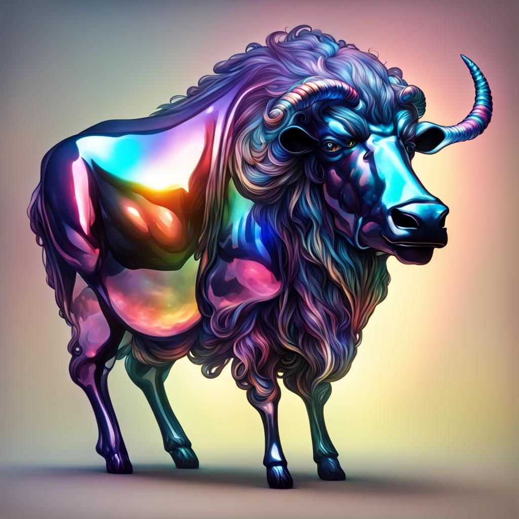 Gaudy Glass Gnu Gyrating in Galactic Gossamer
