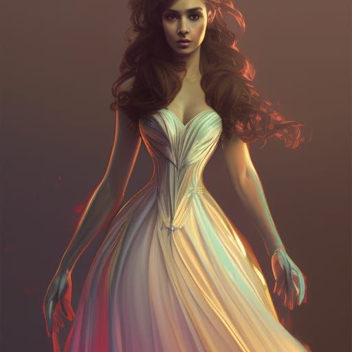 Hyperdetailed Prom Dress Portrait in 8k Resolution