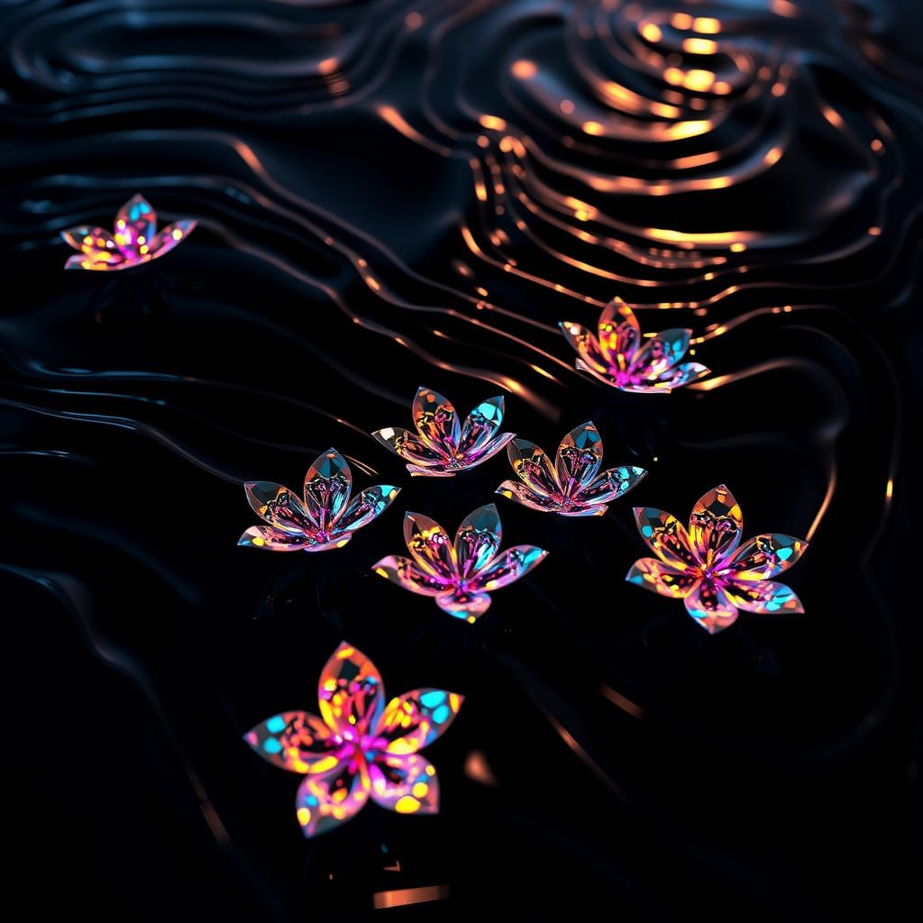 The cyber artwork should be a blend of technology. The insta...