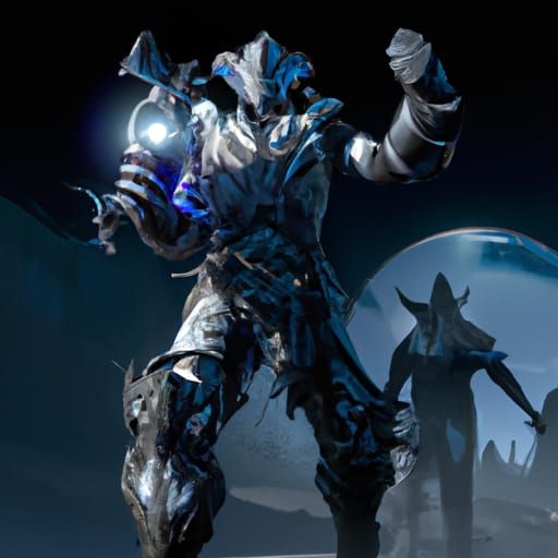 Destiny 2 Guardian Battles Shadow Monsters in Dark Fantasy