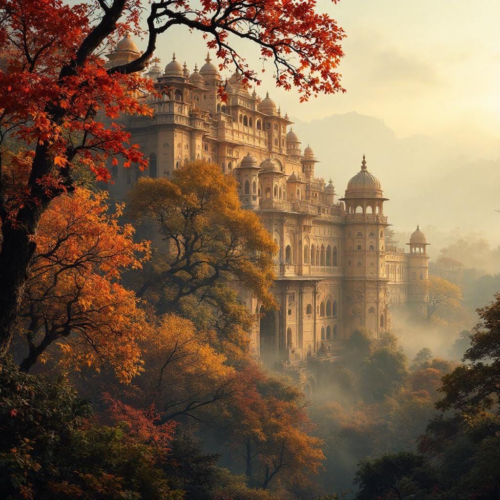 Jaipur Palace View at Golden Hour