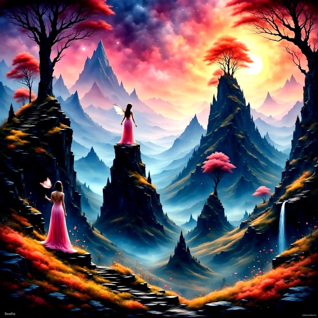 <lora:BlueNights1F:1.0> Nitram charcoal artistry, color, fan...