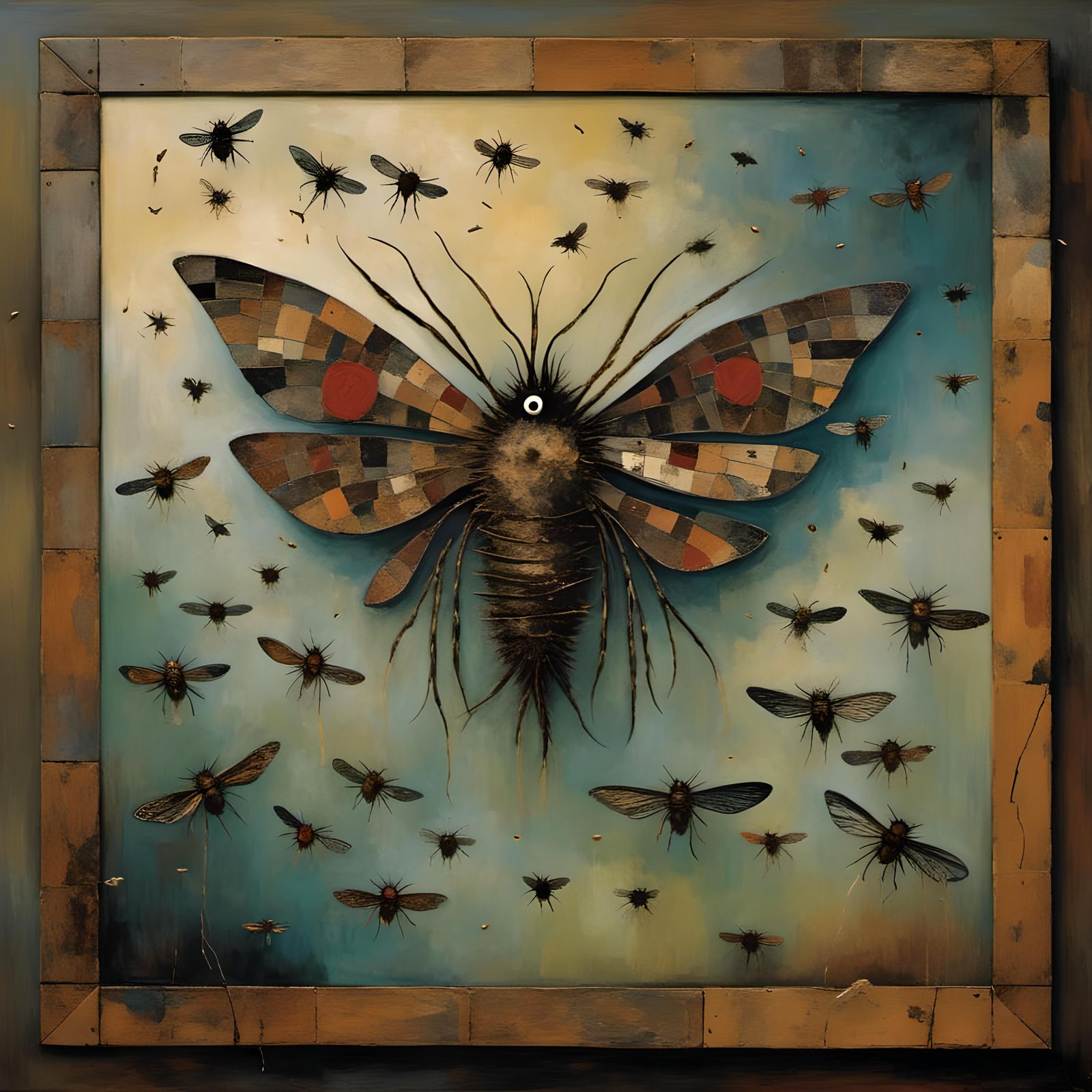 Ethereal Image of Sorrow and Desolation