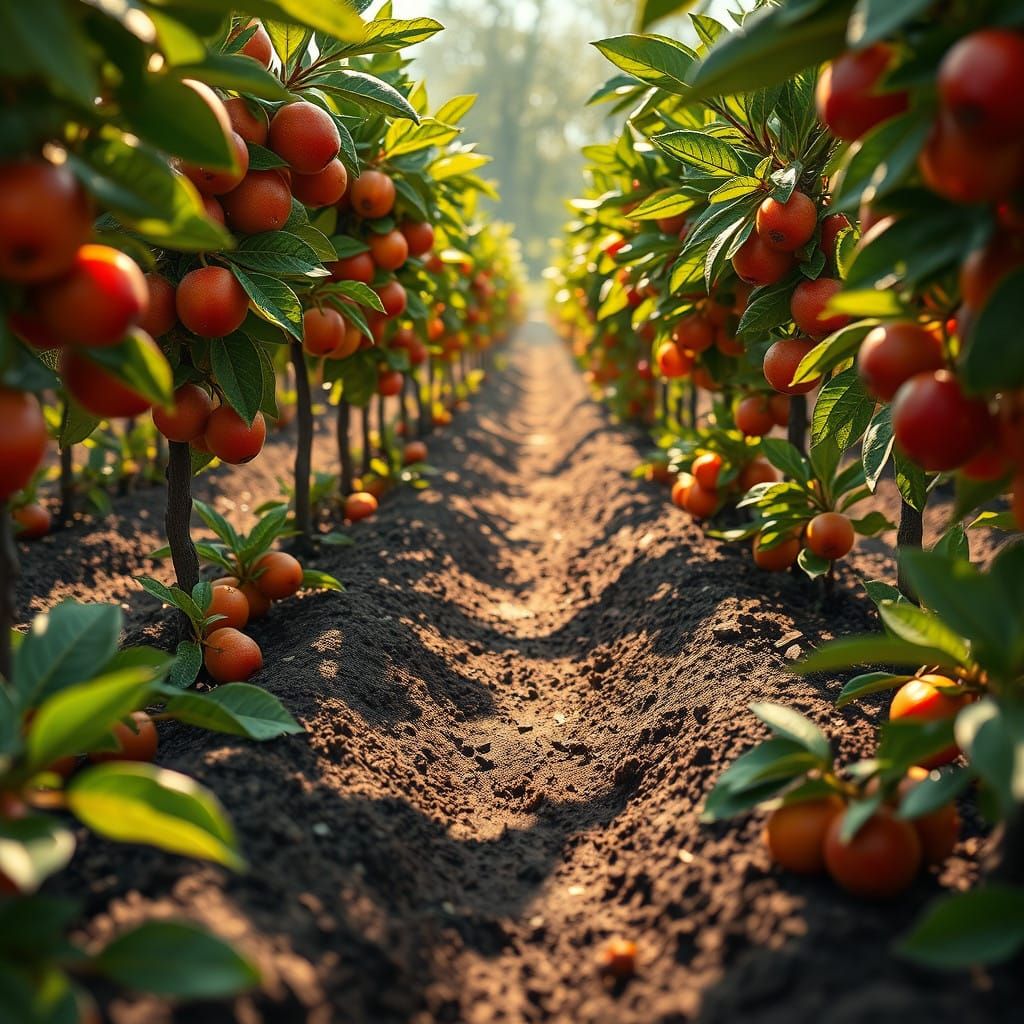 Cherry tomatoe garden