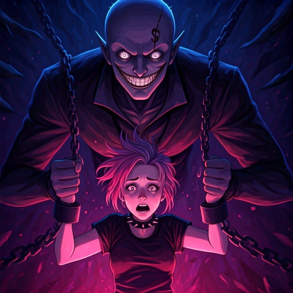 Creepy Mirror Demon Pulls Girl into Mirror Realm