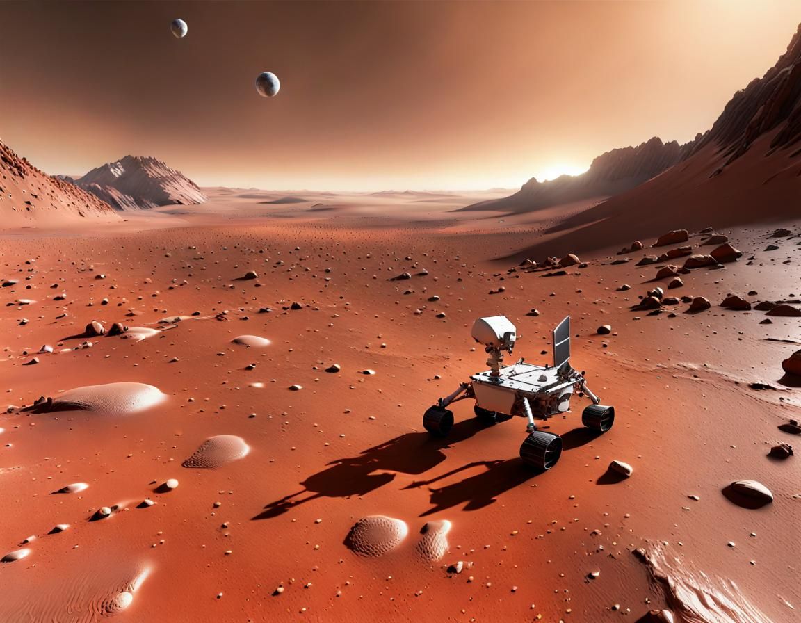 Martian Landscape Captured by NASA Rovers