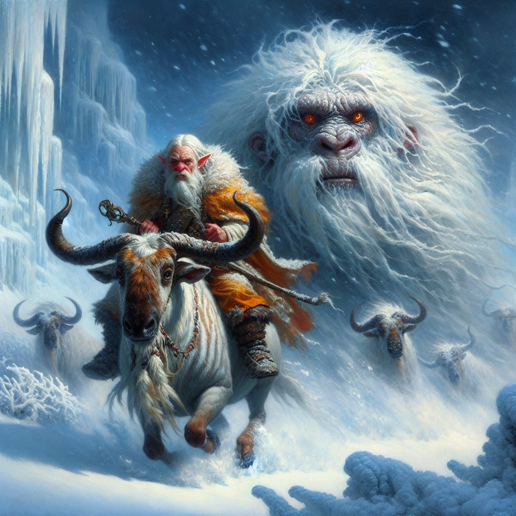 Courage in the Frost: A Regal Encounter