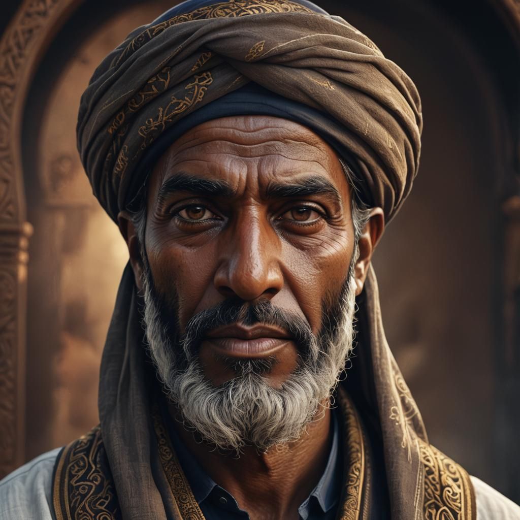 Detailed Portrait of an Arabic Man in Unreal Engine