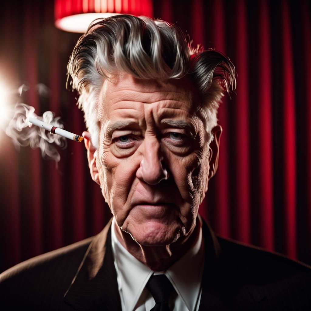 David Lynch in the Black Lodge.