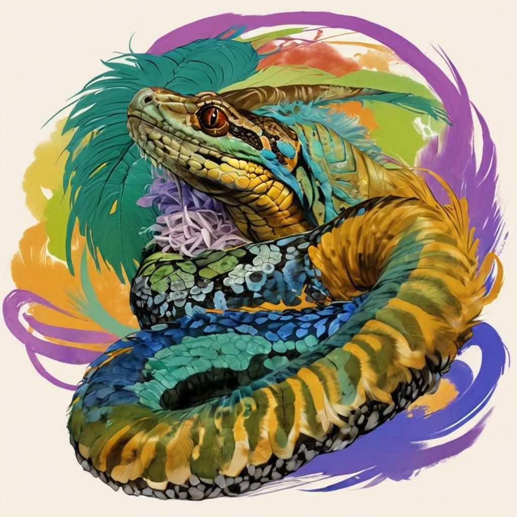 Boa Constrictor in Heinrich Kley Style