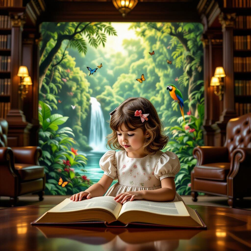 Enchanted Library: Jungle Emerges, Magical Realism