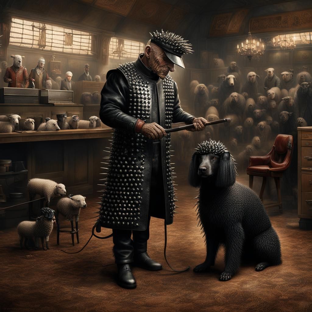 Pinhead as Dog Groomer: A Hellraiser Movie Scene