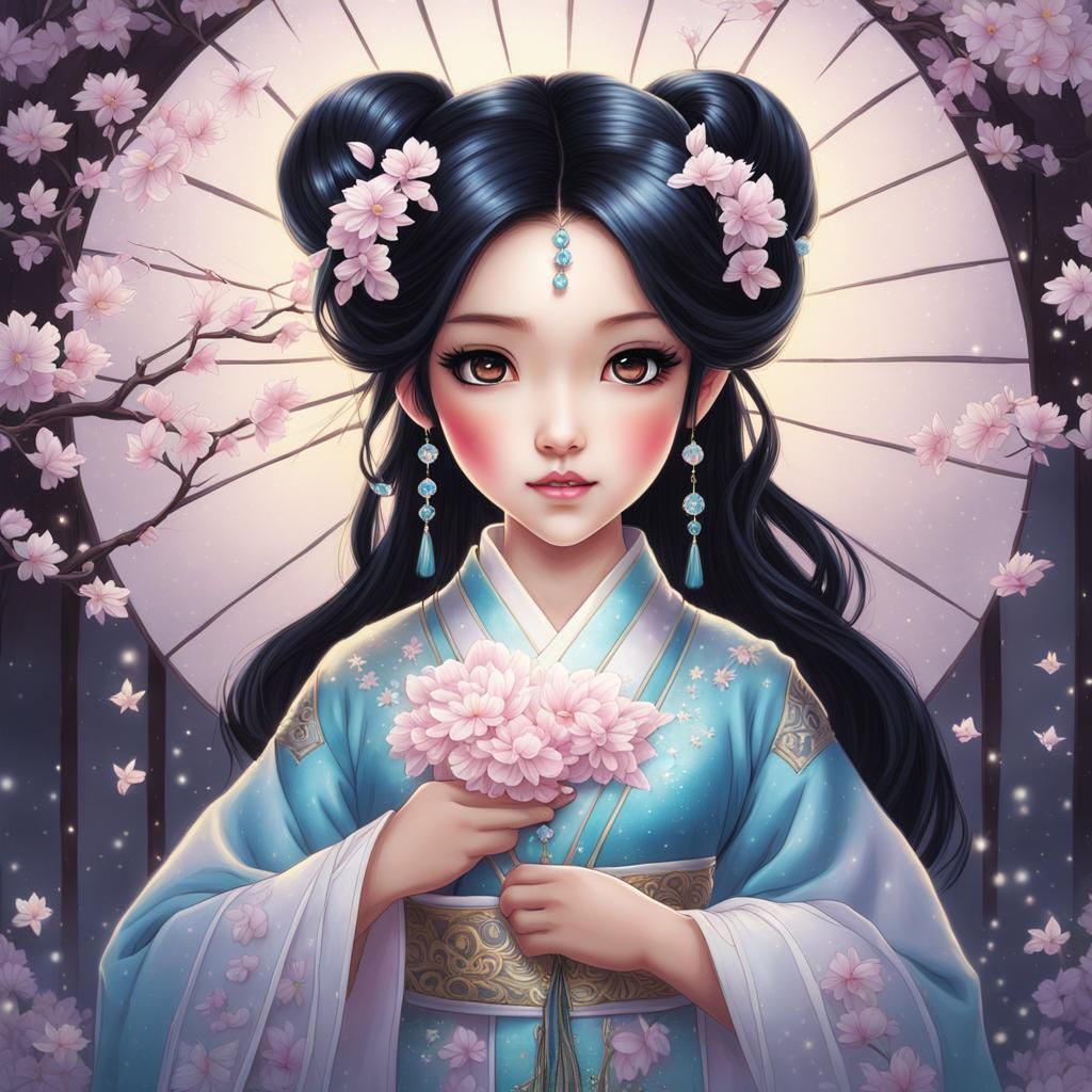Hanfu girl chibi