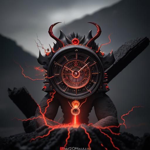 Clockwork Time Demon in Volcanic Apocalypse