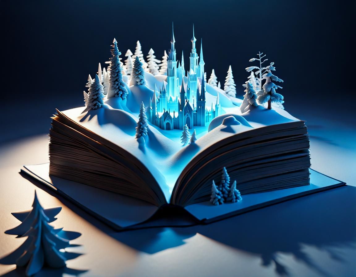 Frozen World Emerges from 3D Pop-Up Book