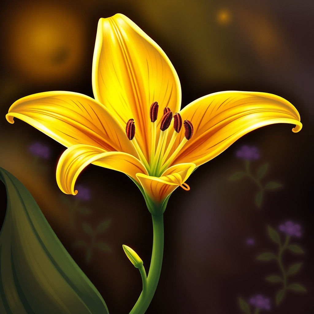 Star Lily AI Image