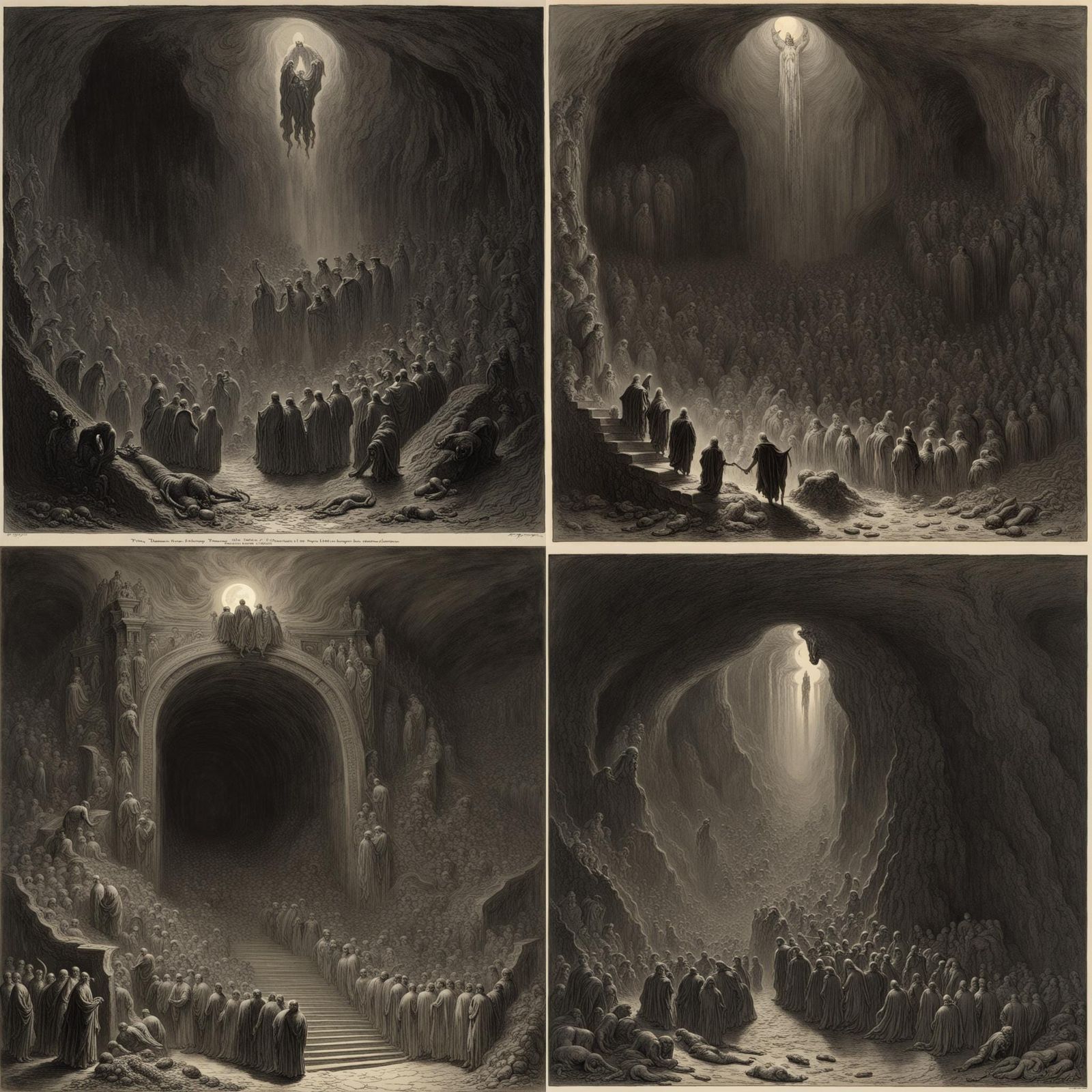 The Entrance to Hell: A Dark Fantasy Vision