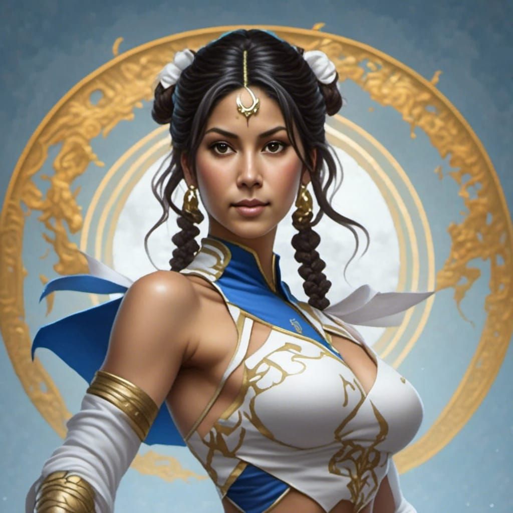 Chun Li Mortal Kombat Character Portrait