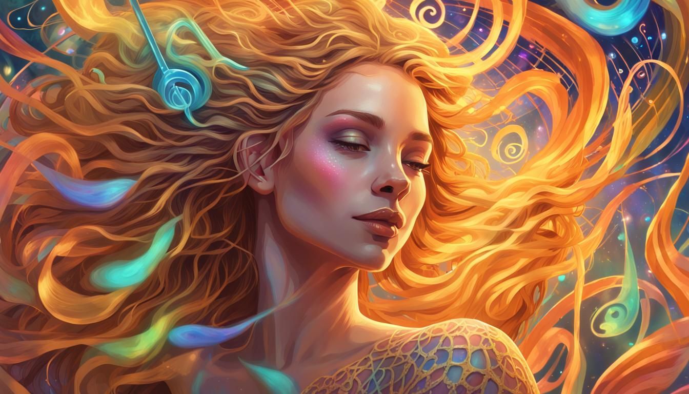 Melody Weaver Creates Iridescent Creature: High Fantasy Art