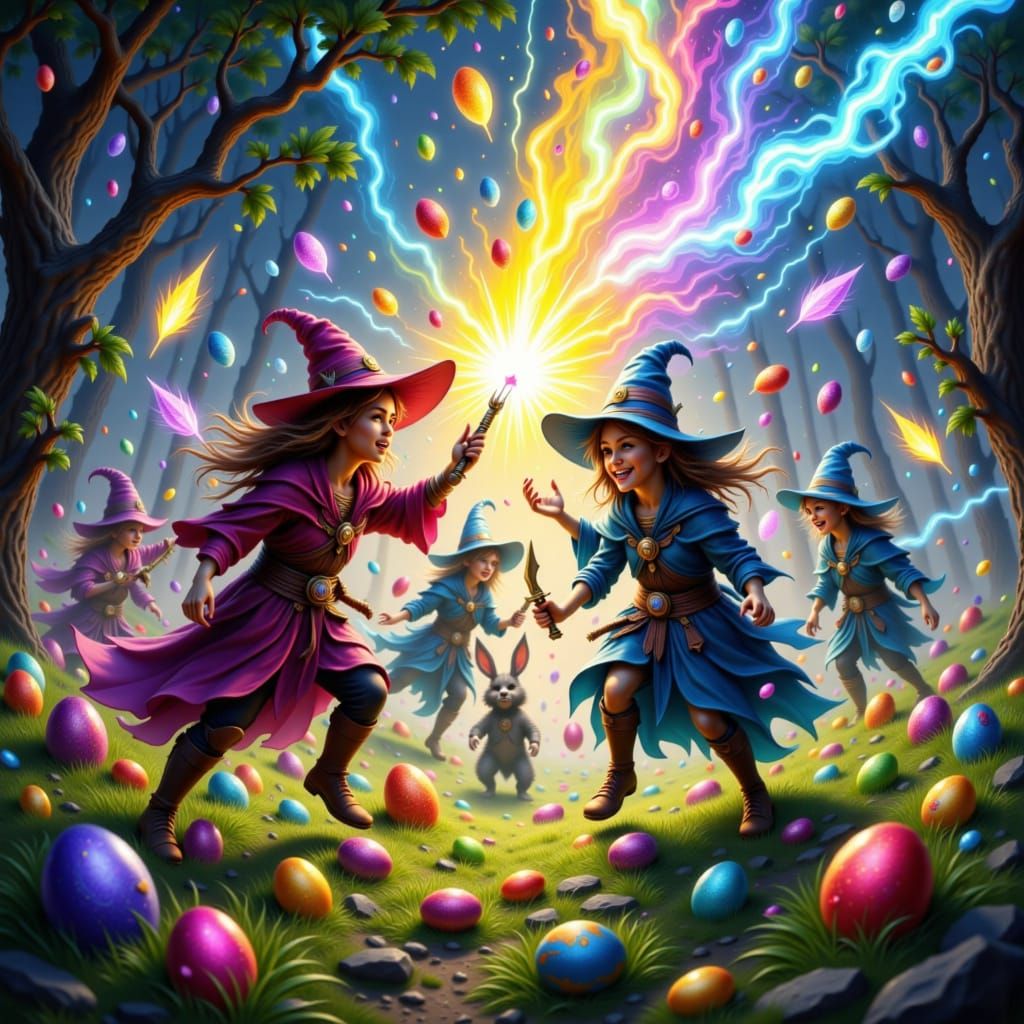 Wizards Vanquish Evil Easter Bunny in Epic Showdown