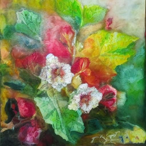 Ethereal Wild White Flowers in Motion