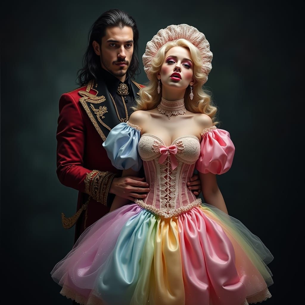 Steampunk Sissy Princess in Dark Modern Setting