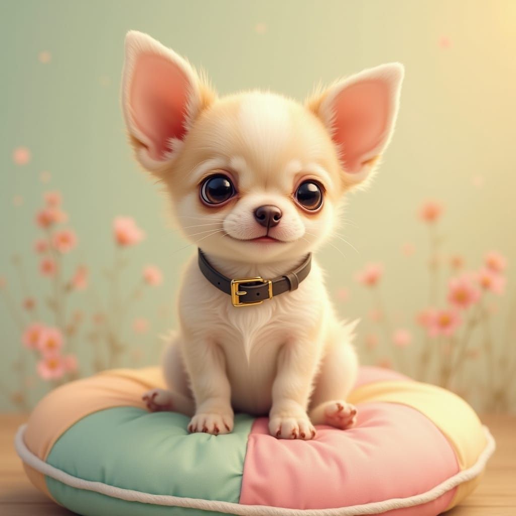 Charming Beatrix Potter-Inspired Chihuahua Portrait