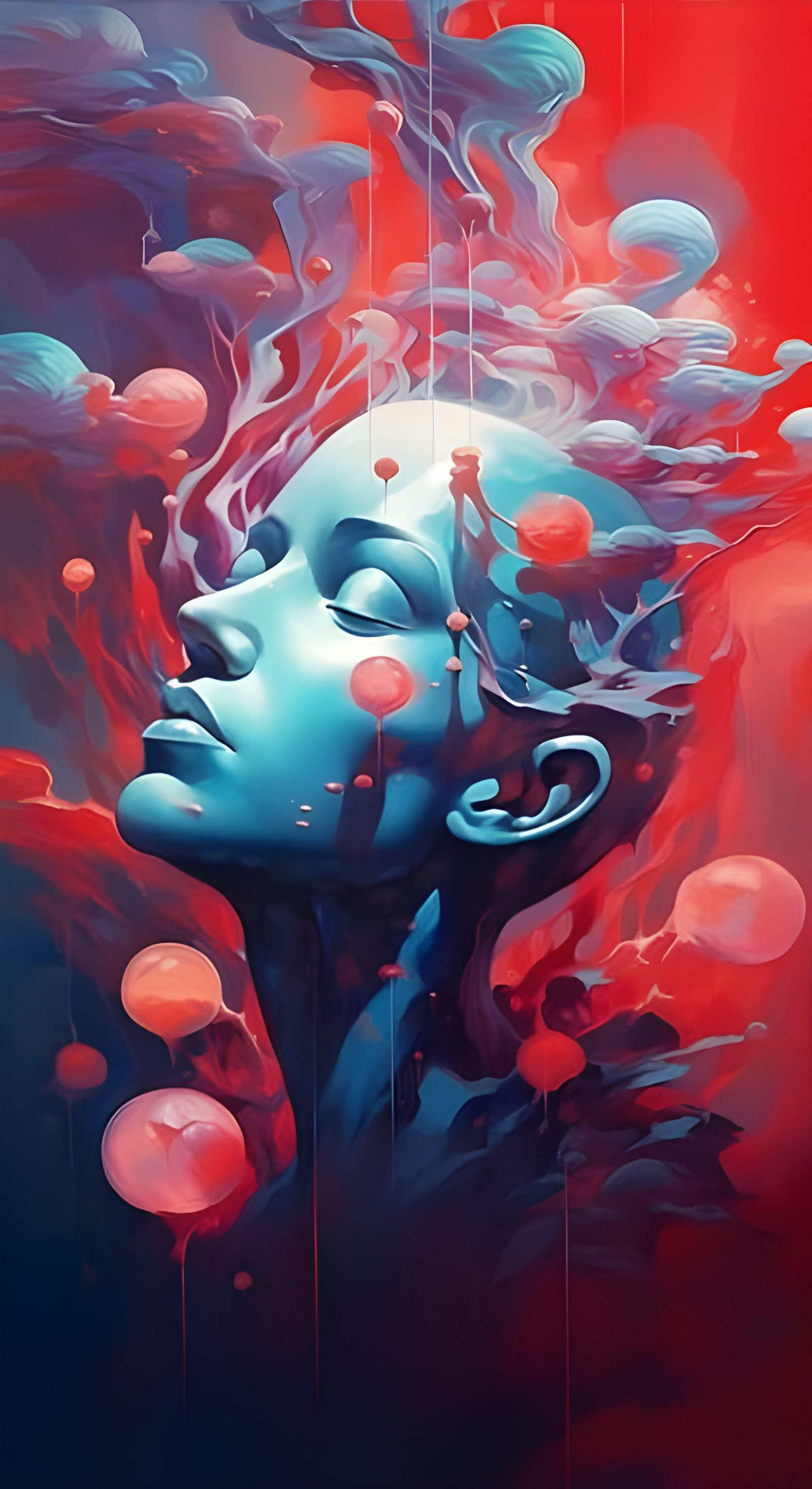 Surreal Immersion in Liquid Nirvana, Brilliant Colors