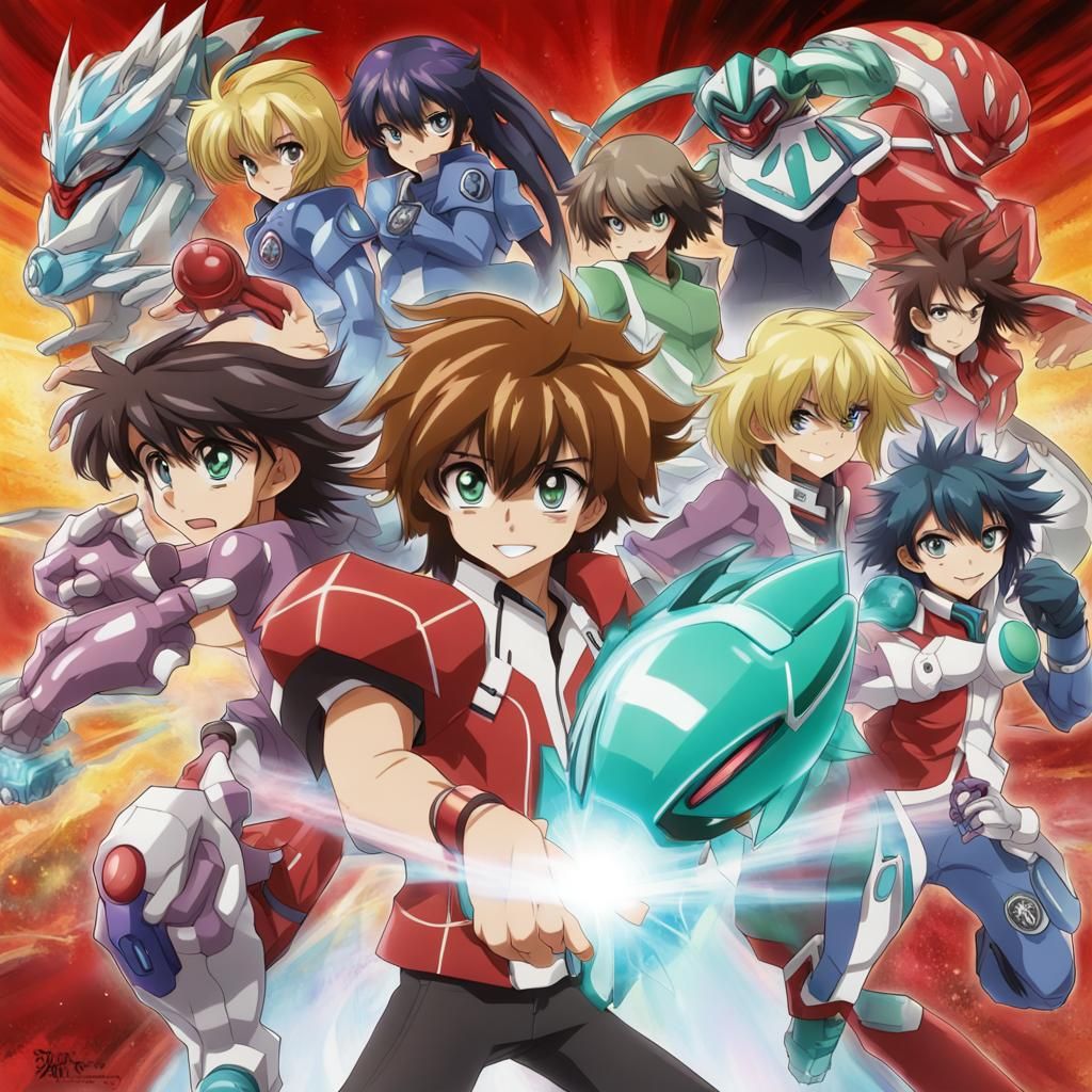 Bakugan Battle Brawlers in Anime Style