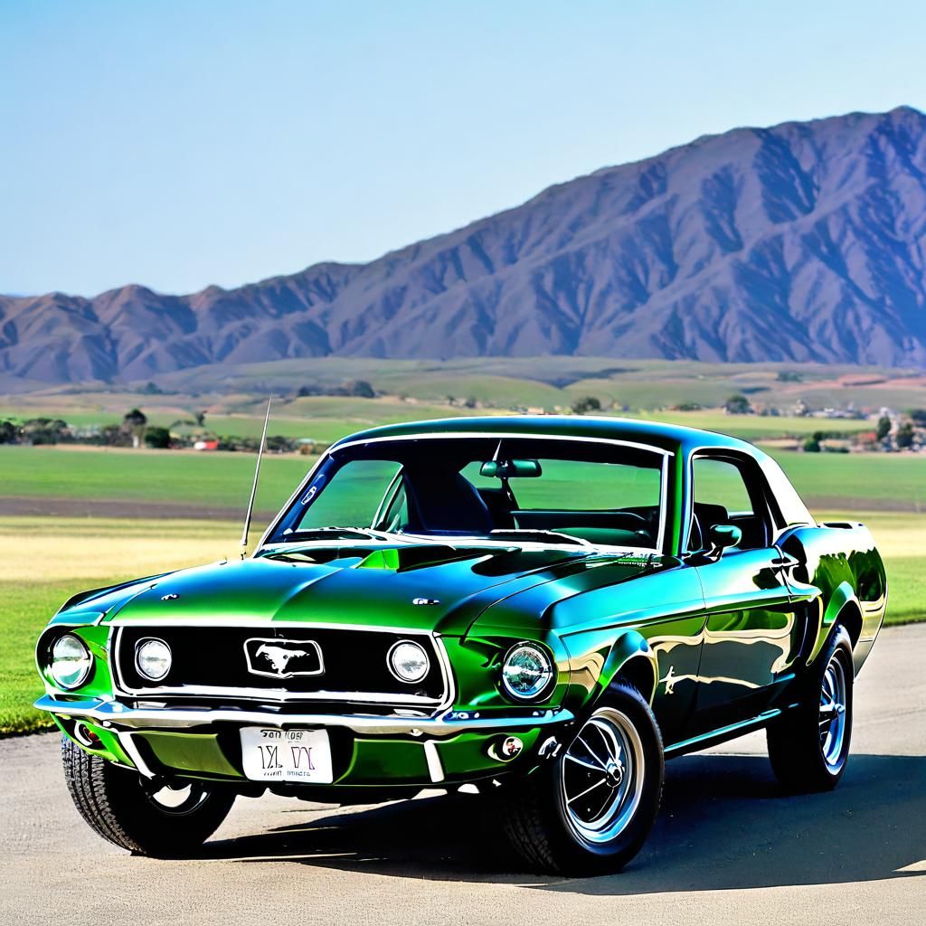 Highland Green 1968 Ford Mustang GT