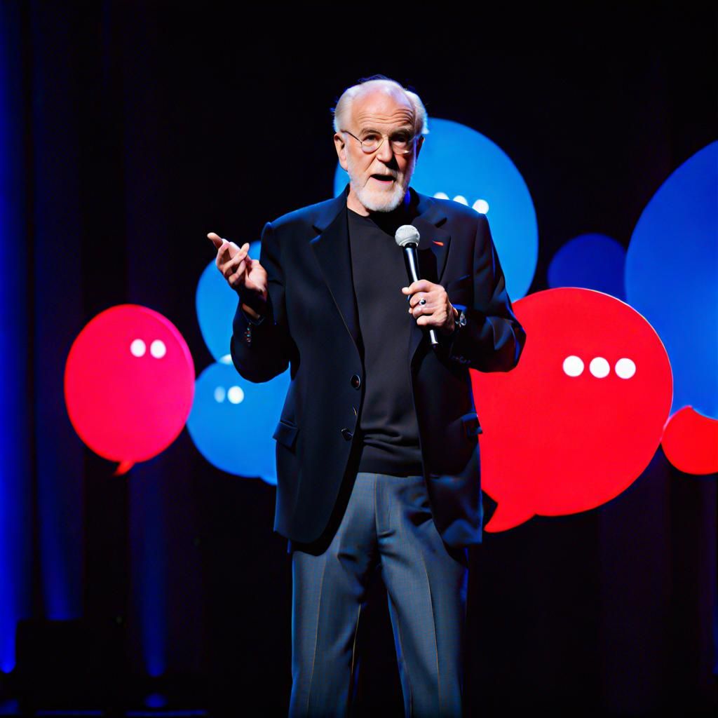 Comedian Doing Stand-Up Monologue