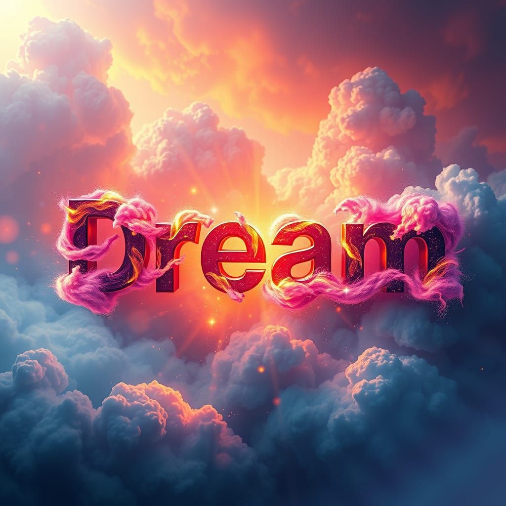 Dream: Fantasy Concept Art Typography