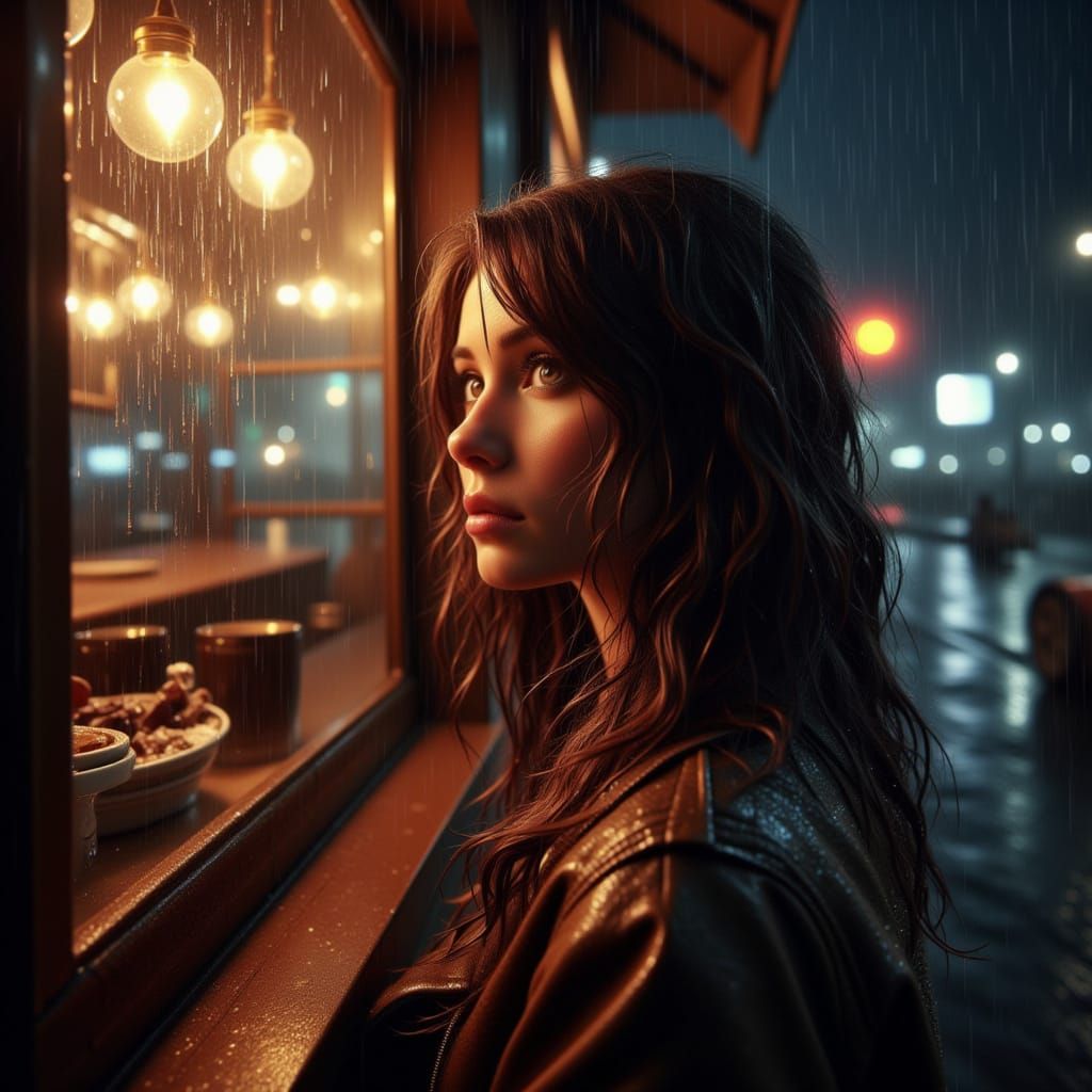 Window Shopping in the rain