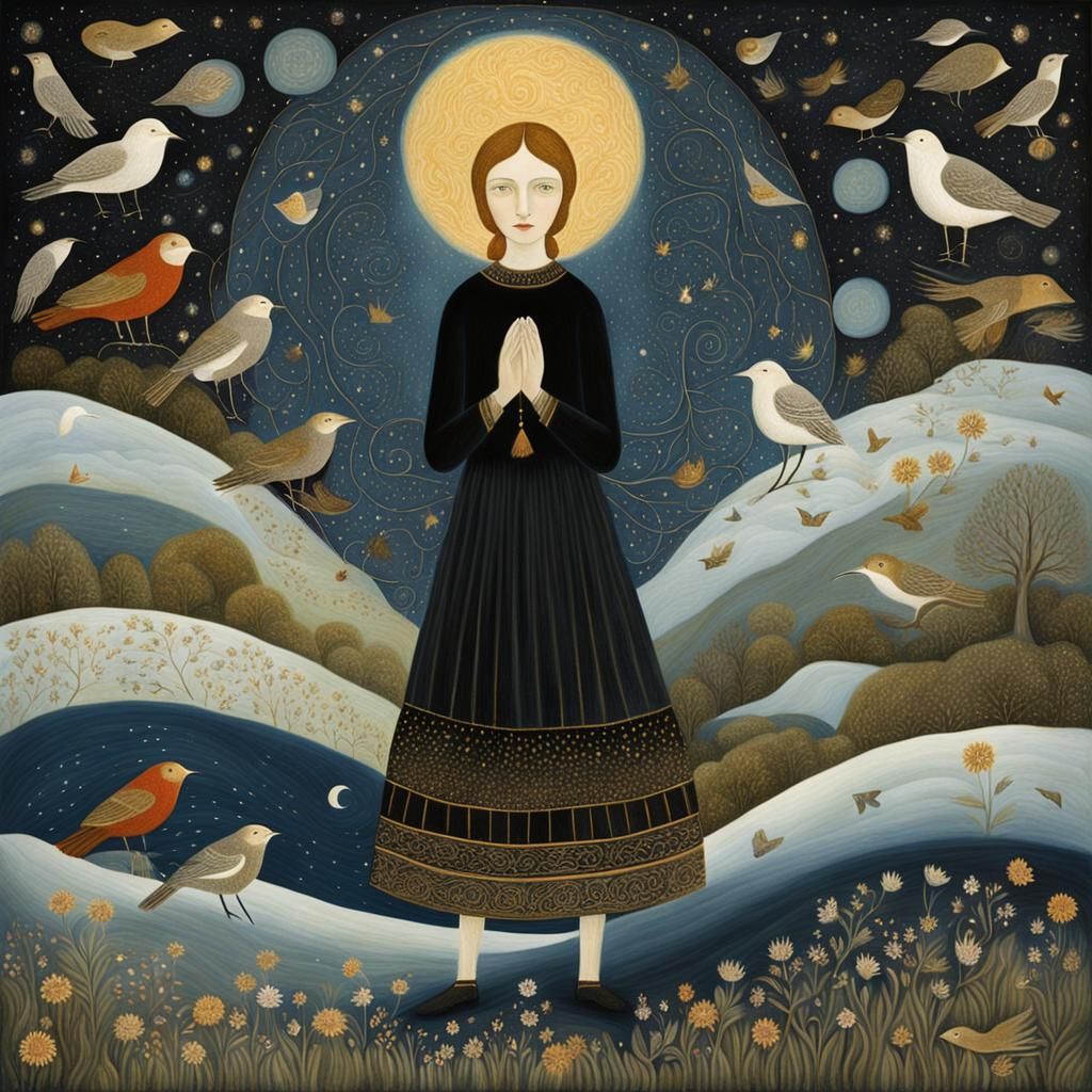 Celestial Beings Inhabit Ancient Wonder