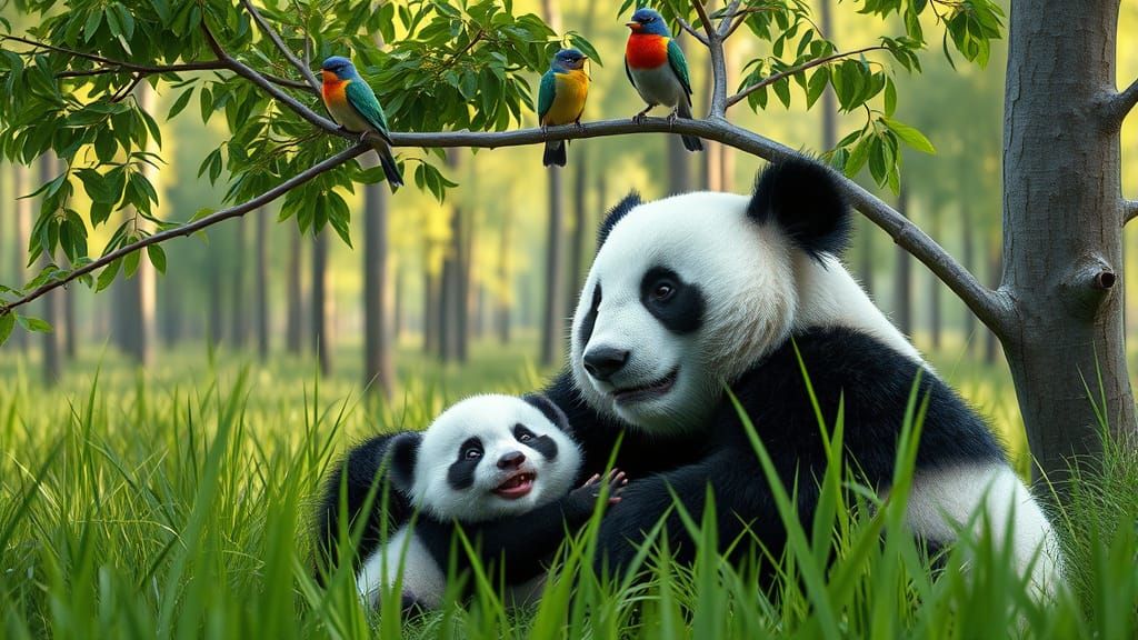 Motherly Love in Hyper Realistic Portrait