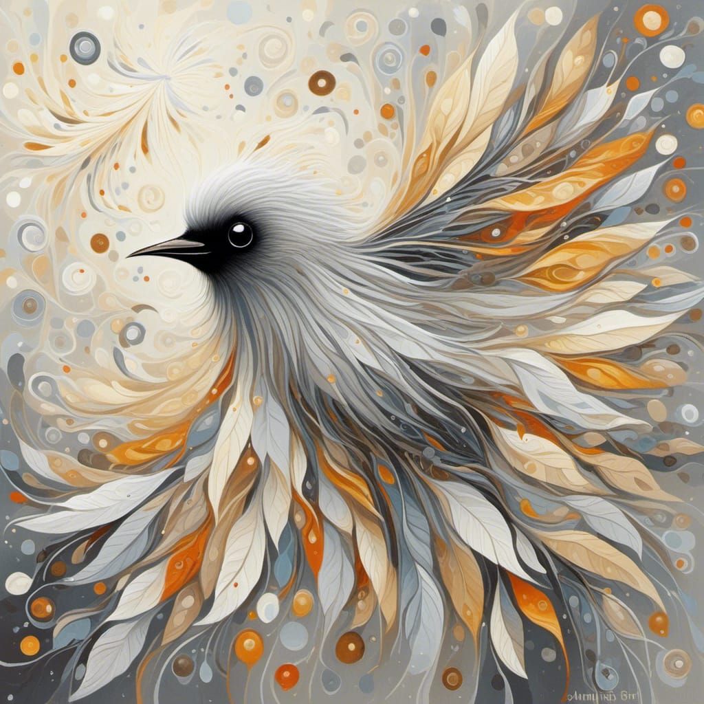 Adorable Bird in Flight with Prismatic Eyes