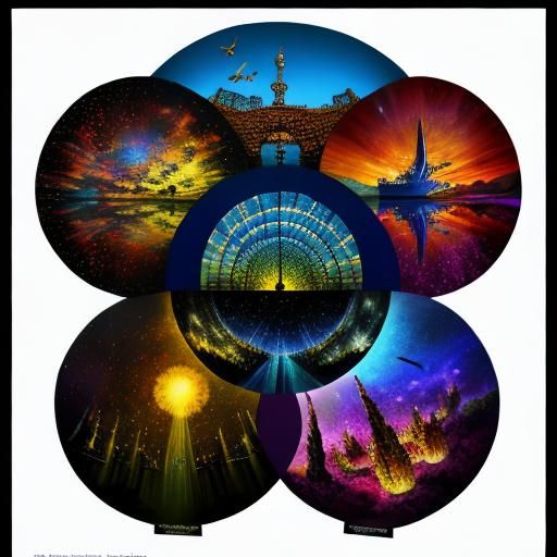 Vivid Abstract Art with Radiant Colors