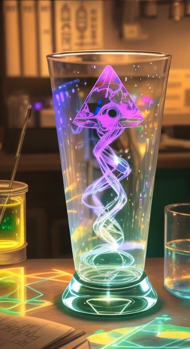 Holographic Ghost in Alchemic Laboratory