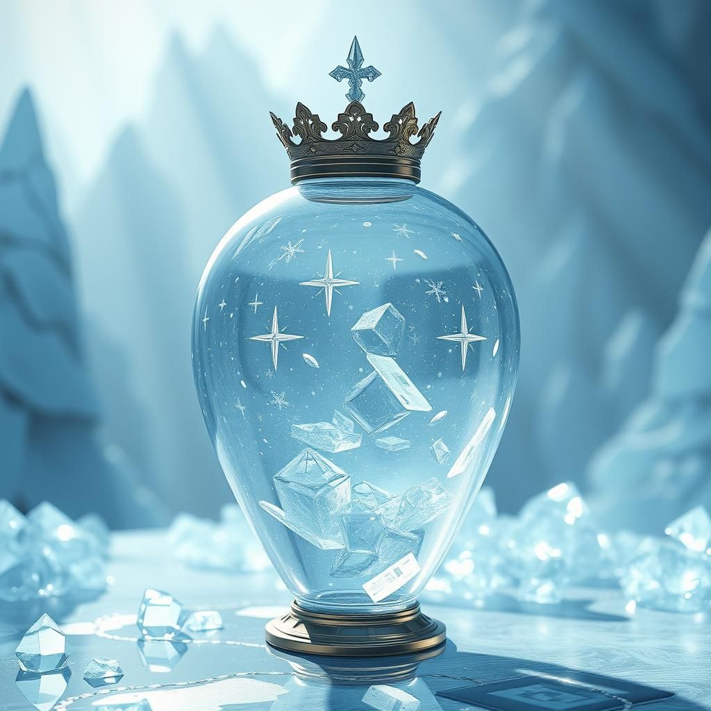 Wine Spill on Table in 3D Anime Style